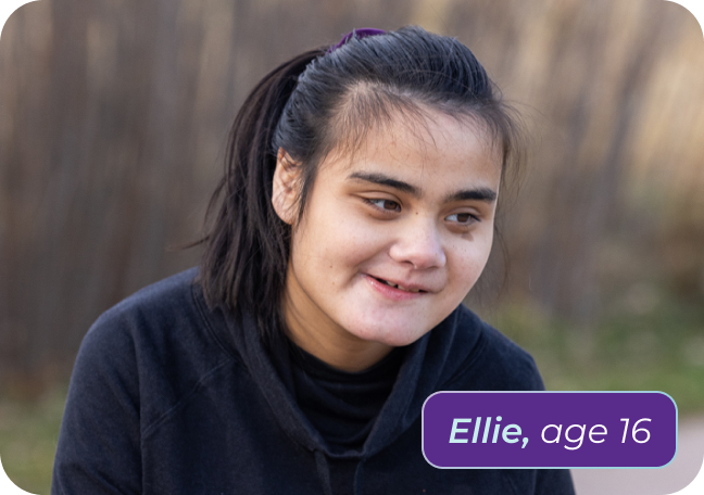 Ellie, living with Rett syndrome